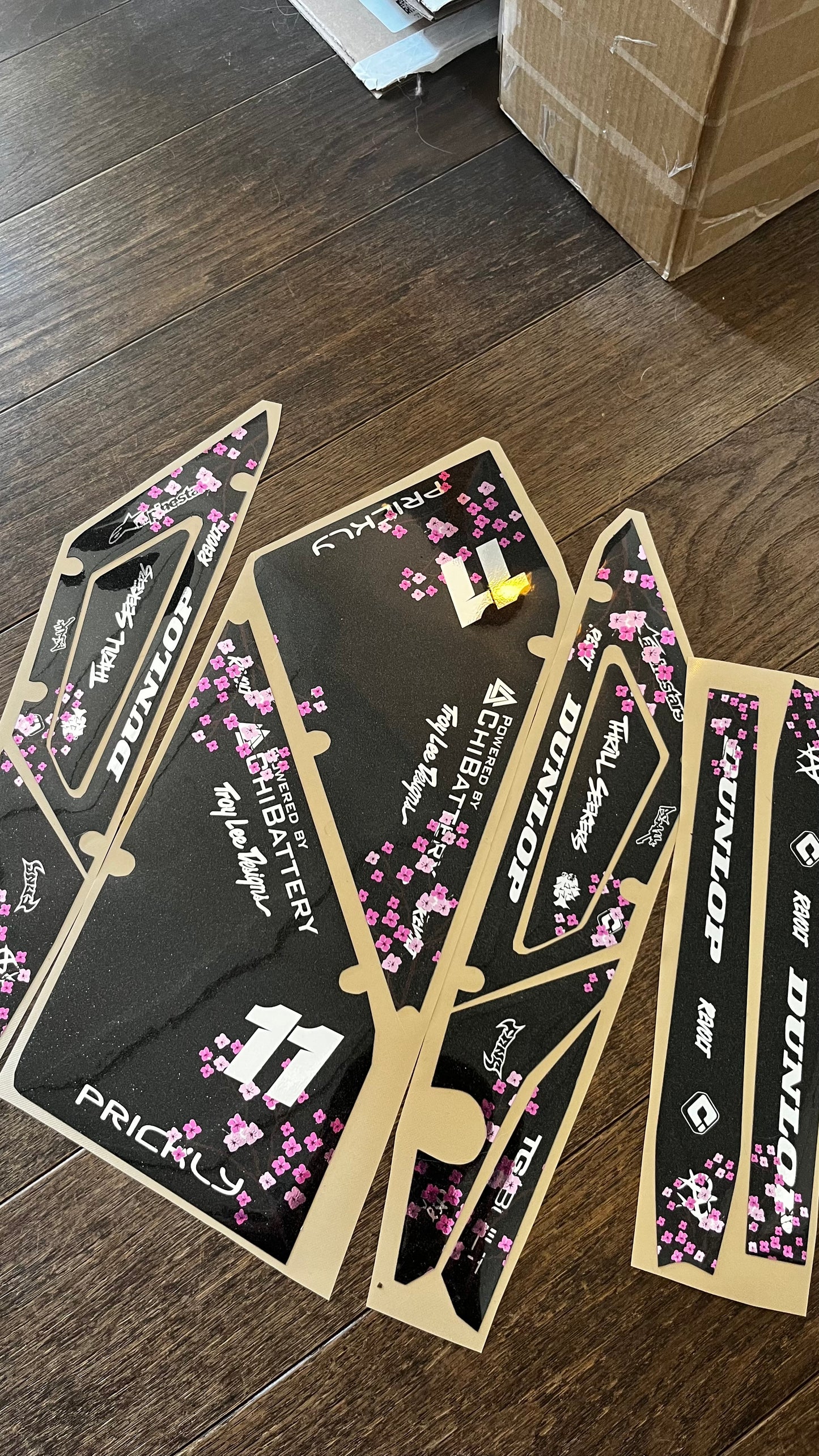 Cherry blossom heybike decal kit
