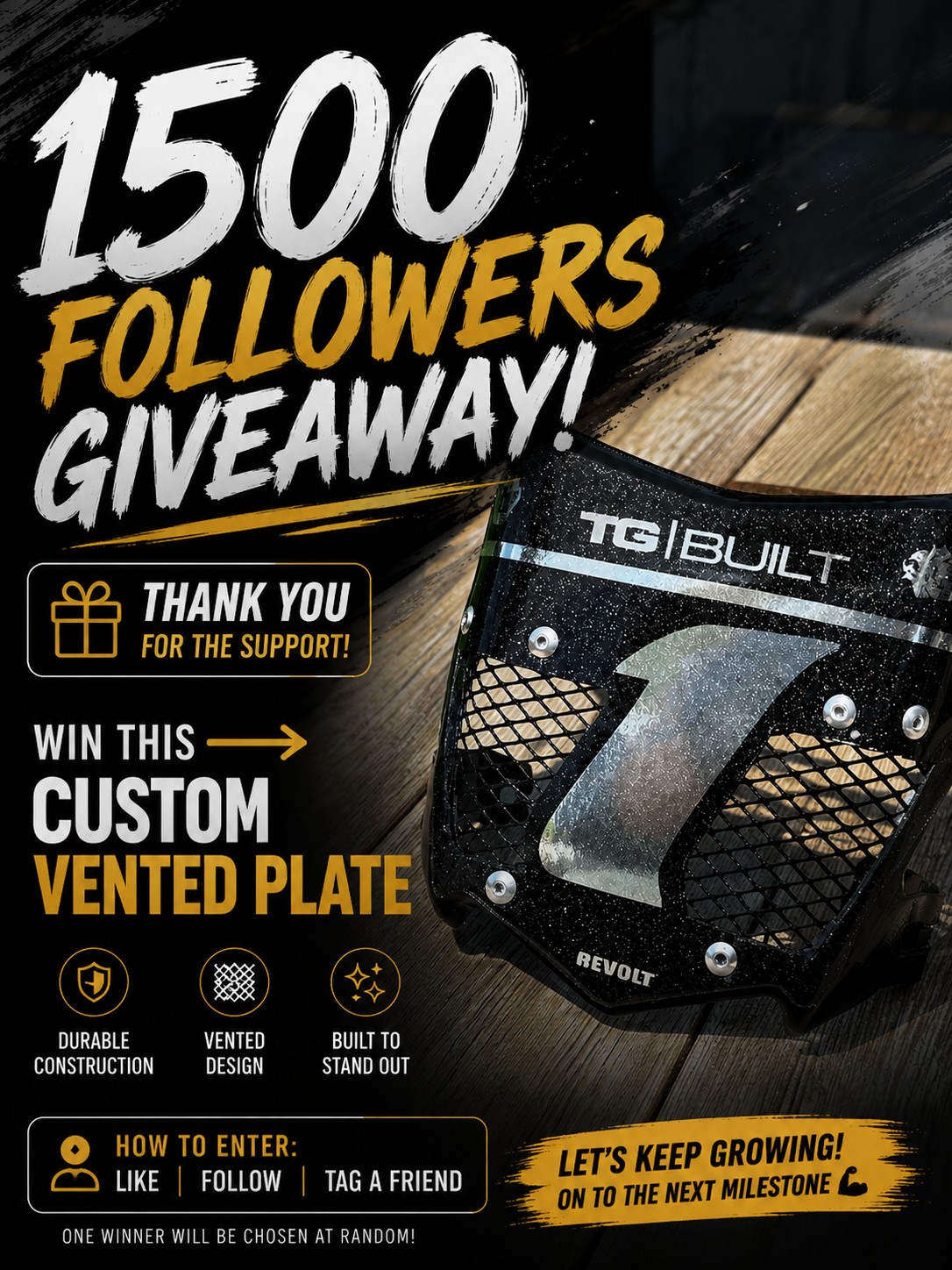 GIVEAWAY FOR 1500 FOLLOWERS