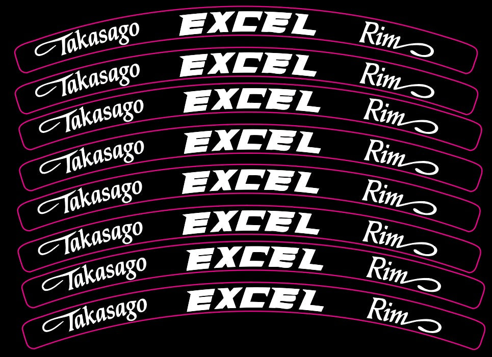 revolt excel rim decals