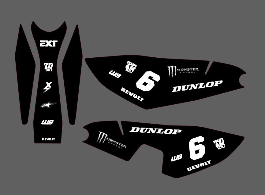 mx3, 4 battery lid decal