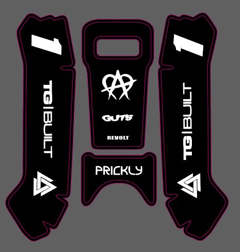 surron lbx battery lid decal