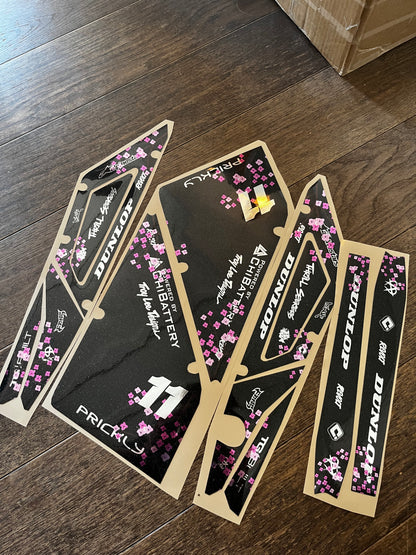Cherry blossom heybike decal kit
