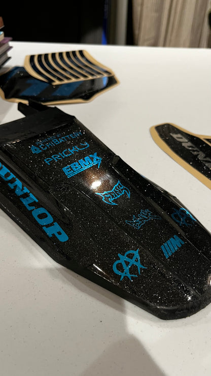 Heybike villain rear fender decal
