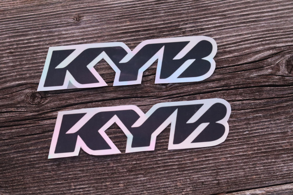 KYB fork stickers