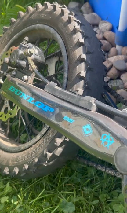 Heybike swingarm decal