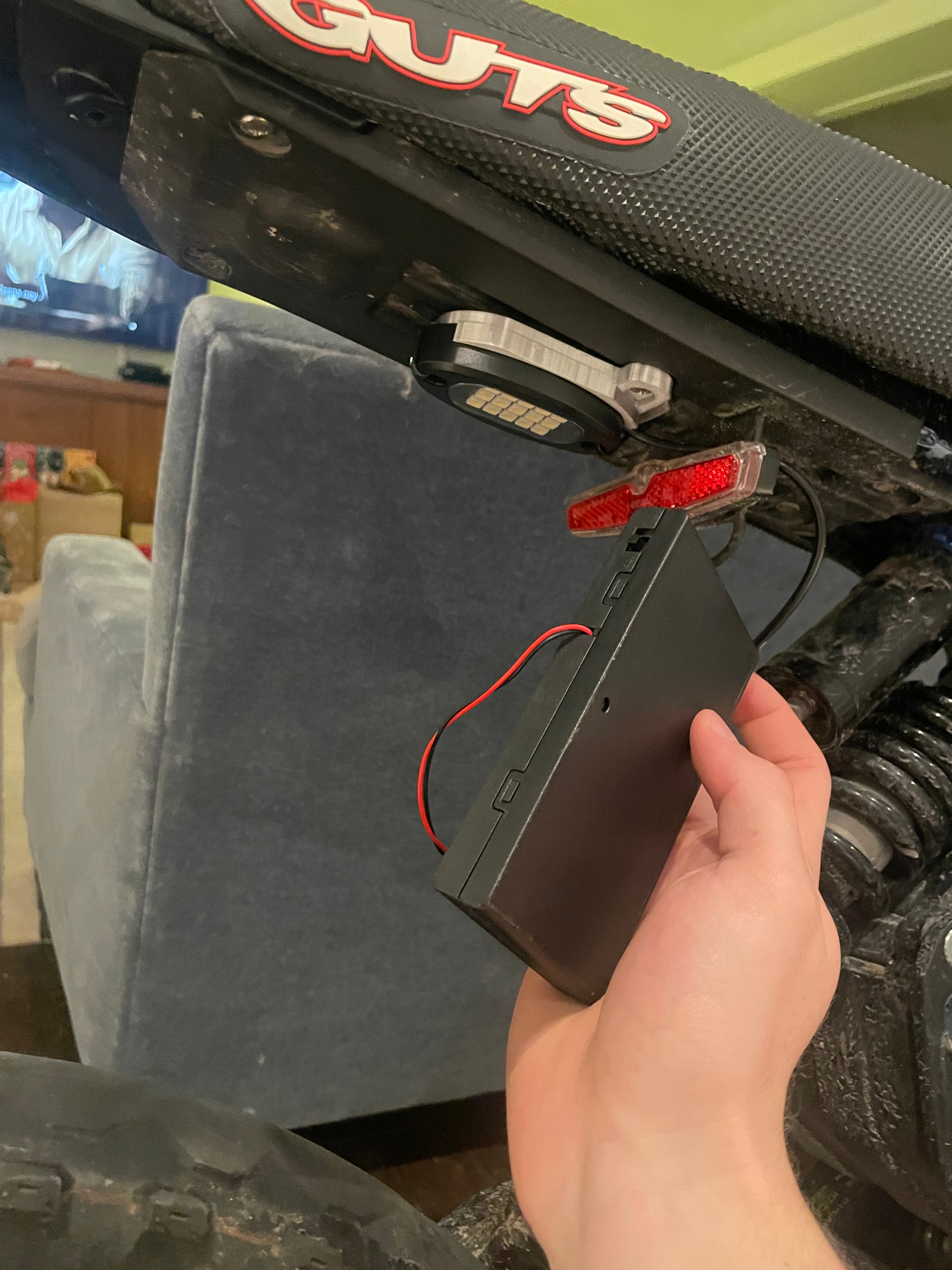 Battery powered rock lights