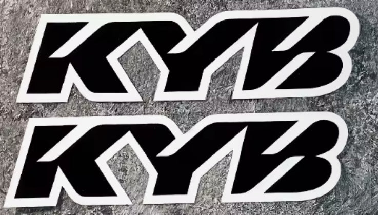 KYB fork stickers