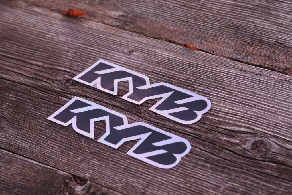KYB fork stickers