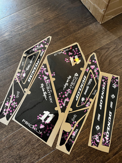 Cherry blossom heybike decal kit