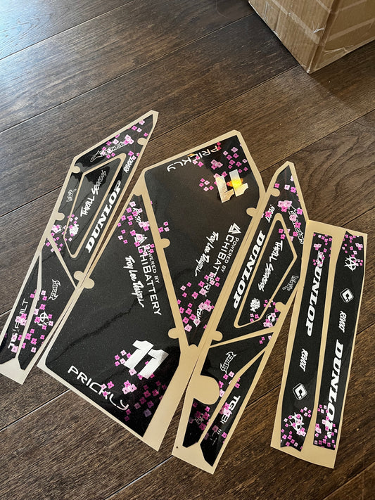 Cherry blossom heybike decal kit
