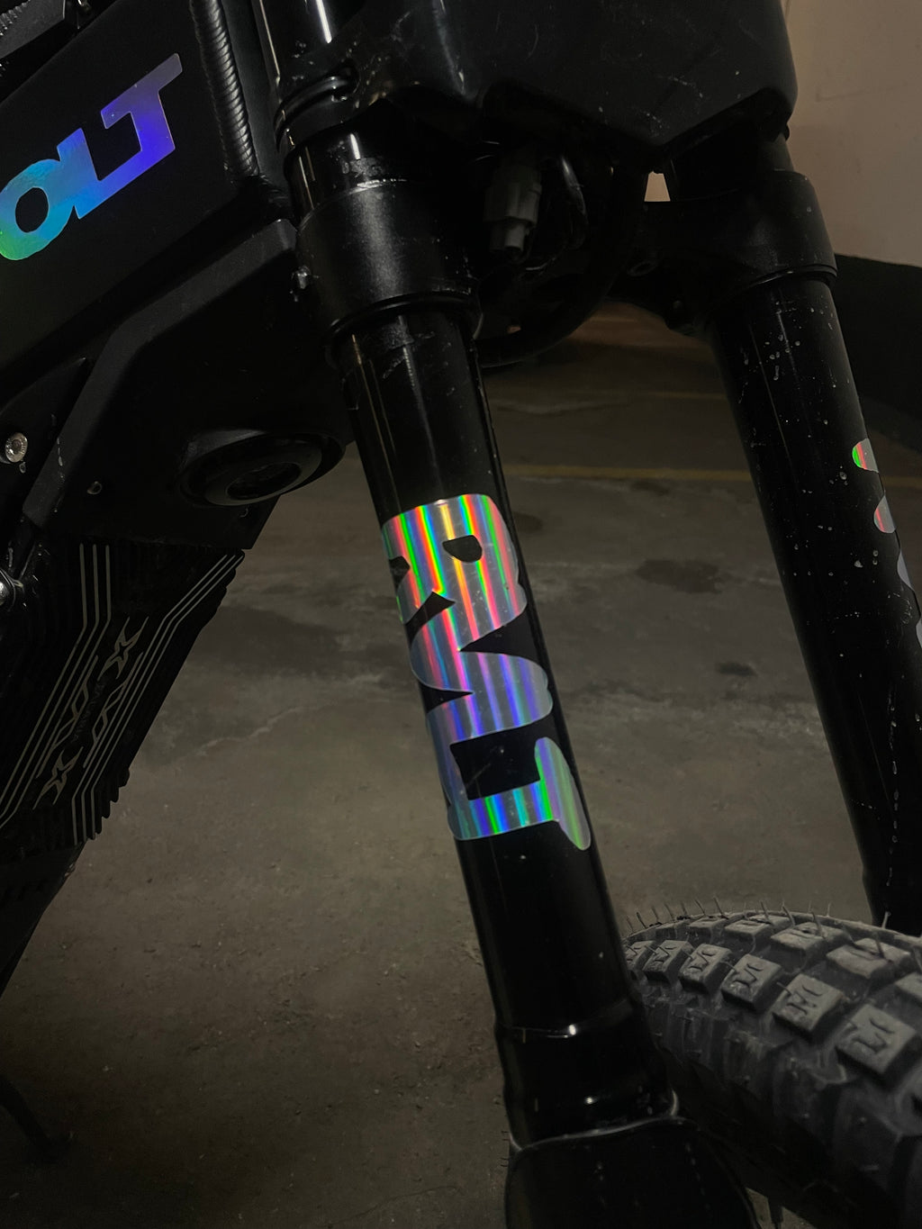 Revolt fork stickers