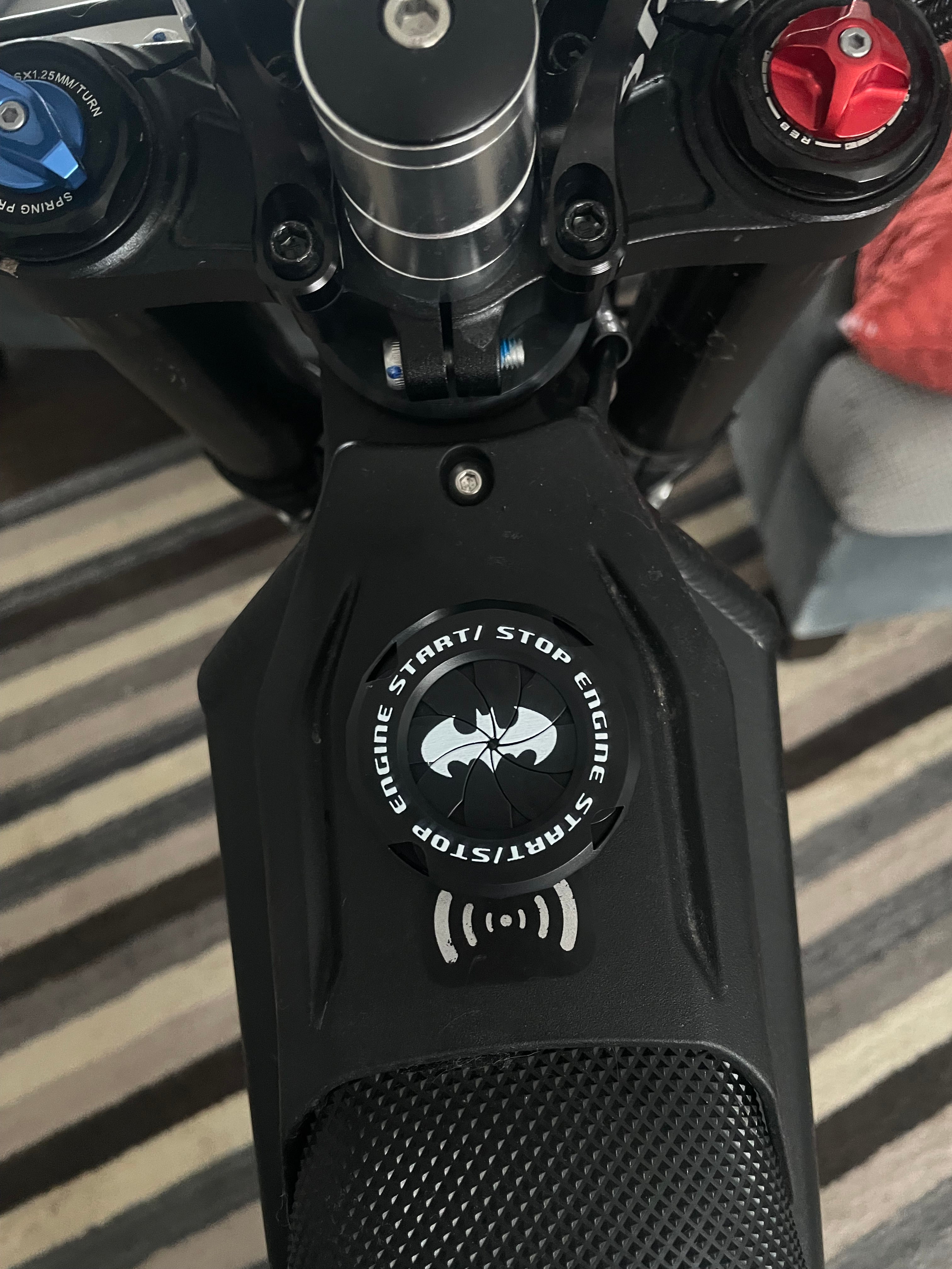 Batman button/key protective cover