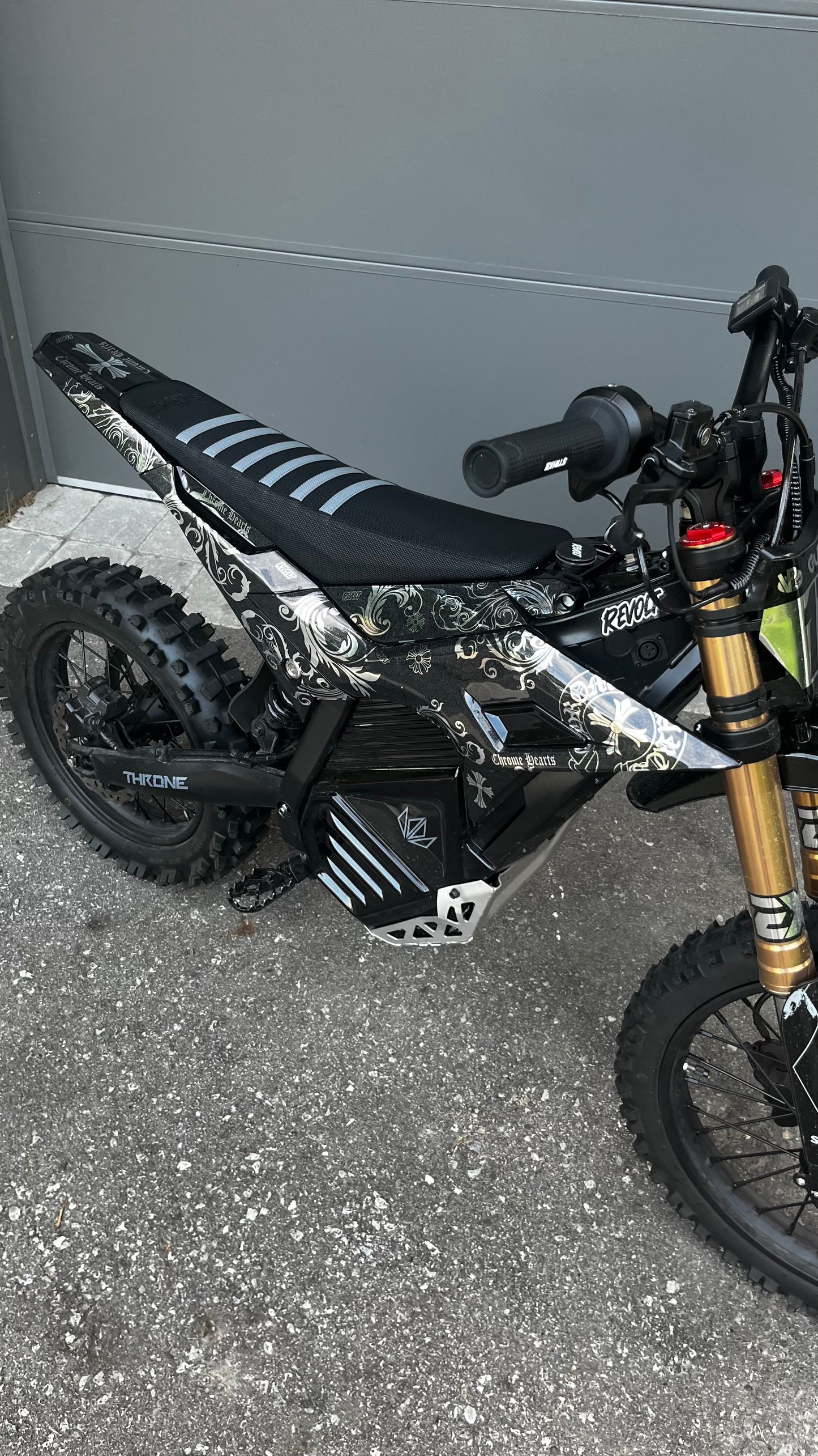 Strike shadow 60v and 72v Chrome hearts decal kit