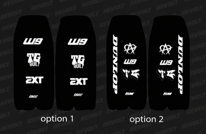 Heybike Fork gaurd decals