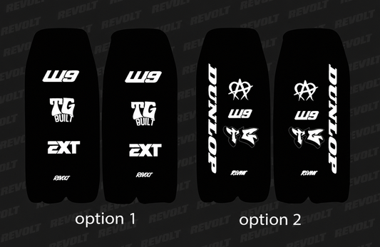 Heybike Fork gaurd decals