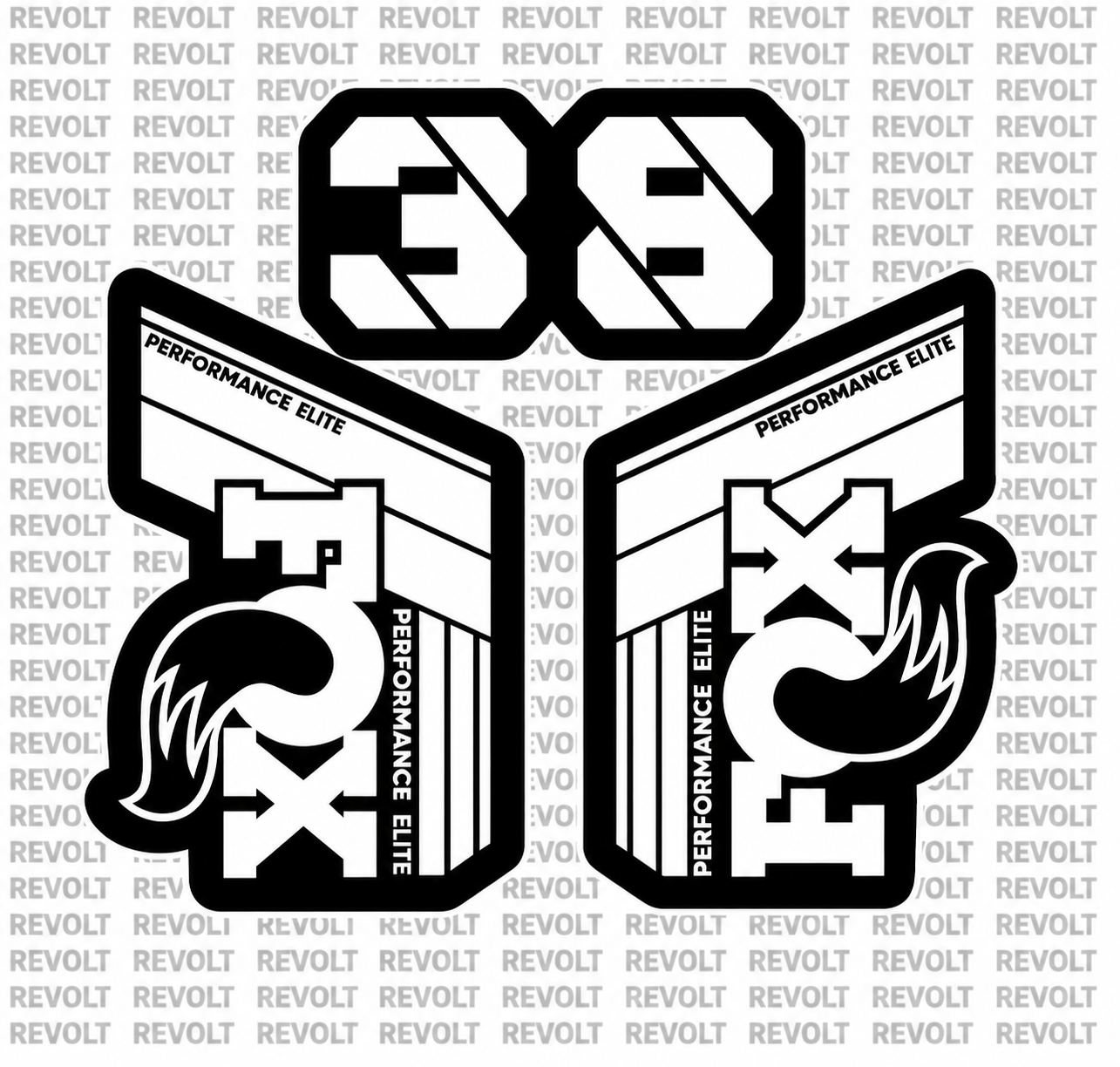 fox 38 decals