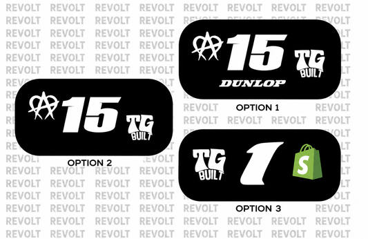 ultra bee brake resivour decals
