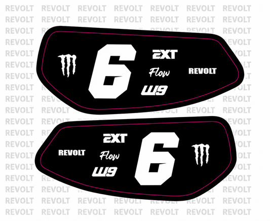 super 73 ZX battery decal