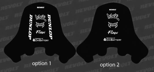 X3 Mudguard decal