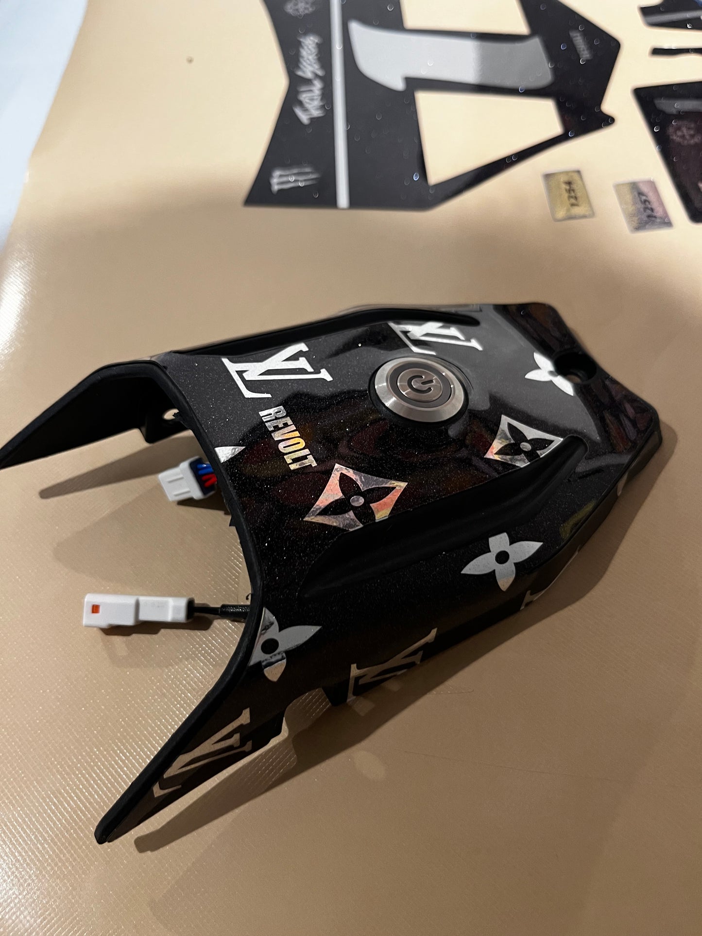 Louis Vuitton X3 Ignition cover decal