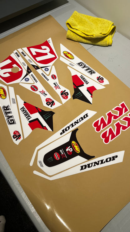 “MxNick Yamaha” yozma in10 decal kit