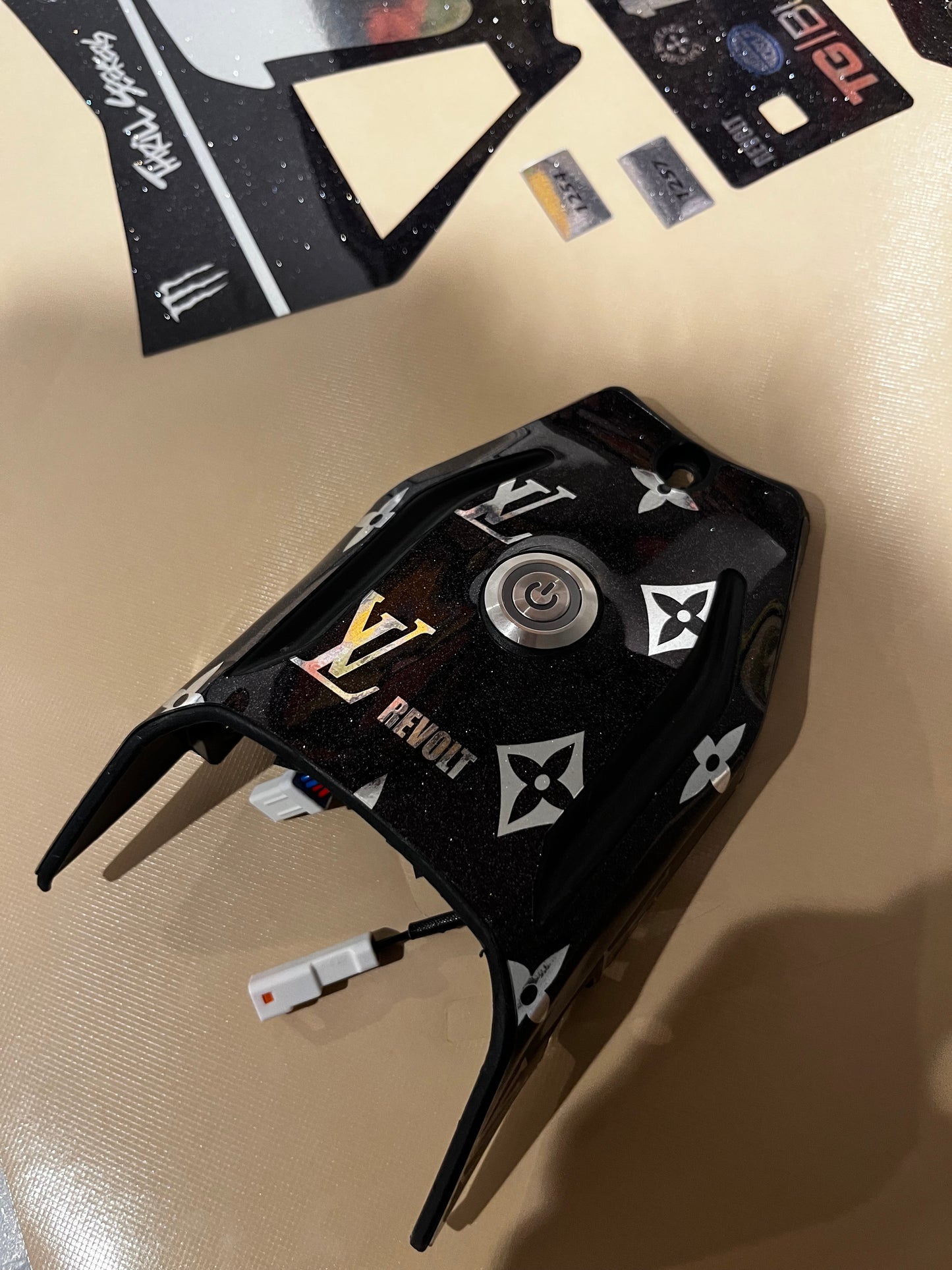 Louis Vuitton X3 Ignition cover decal