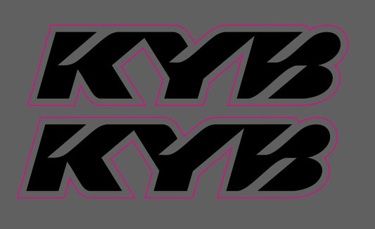 KYB FORK DECALS
