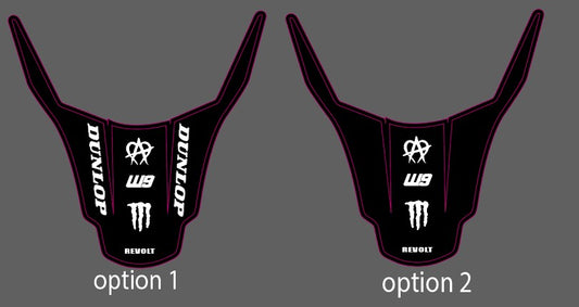 surron lbx rear fender decal