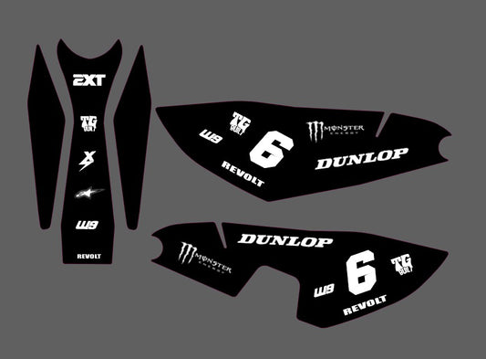mx3, 4 battery lid decal