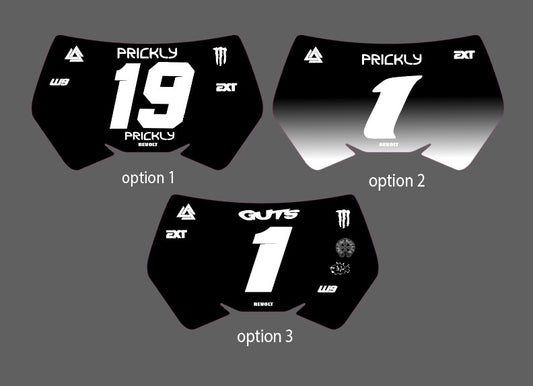 surron storm bee front plate (headlight version)