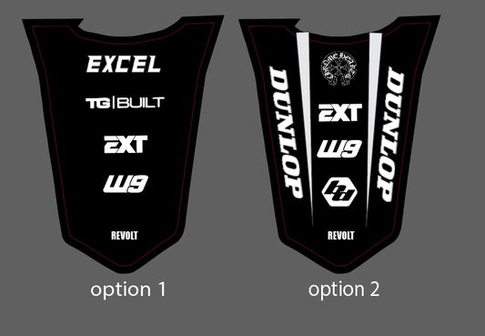Talaria X3 rear fender decal